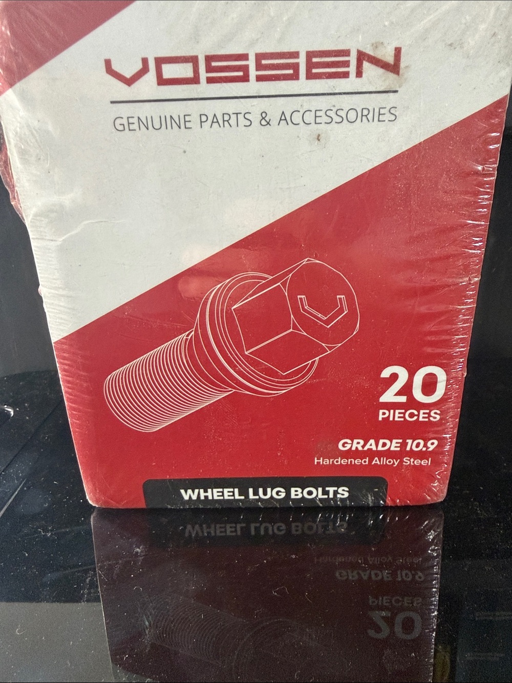 Black Vossen Wheel Lug Bolts Size 14x1.50- (20 Pieces)